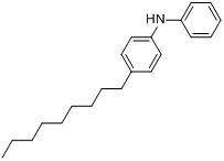 CAS:27177-41-9_N-苯-壬基苯胺的分子结构