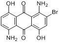 CAS:27312-17-0_1,5-二氨基-2-溴-4,8-二羟基蒽醌的分子结构