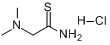 CAS:27366-72-9_二甲胺基硫代乙酰胺盐酸盐的分子结构