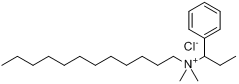 CAS:27479-28-3_(乙基苄基)十二烷基二甲基氯化铵的分子结构