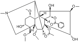 CAS:2752-64-9_中乌头碱的分子结构