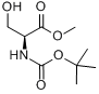 CAS:2766-43-0_Boc-L-丝氨酸甲酯的分子结构