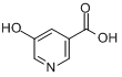 CAS:27828-71-3_5-羟基烟酸的分子结构