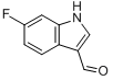 CAS:2795-41-7_6-氟代吲哚-3-氨基甲醛的分子结构