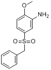 CAS:2815-50-1_2-甲氧基-5-苯甲磺酰基苯胺的分子结构