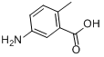 CAS:2840-04-2_5-氨基-2-甲基苯甲酸的分子结构