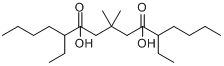 CAS:28510-23-8_2,2-二甲基-1,3-丙醇二-2-乙基己酸酯的分子结构