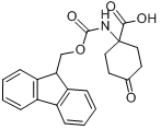 CAS:285996-74-9_N-FMOC-AMINO-4-KETOCYCLOHEXYLCARBOXYLIC ACIDķӽṹ