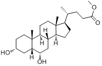 CAS:2868-48-6_猪去氧胆酸甲酯的分子结构
