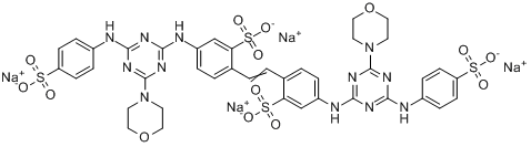 CAS:28950-61-0_荧光增白剂210的分子结构