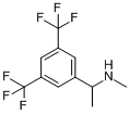 CAS:290297-43-7_N-甲基-1-[3,5-(双三氟甲基)苯基]乙胺的分子结构