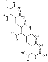 CAS:29132-58-9_丙烯酸马来酸共聚物的分子结构