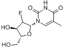 CAS:2923-73-1_2'-氟胸苷的分子结构