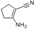 CAS:2941-23-3_1-氨基-2-氰基-1-环戊烯的分子结构