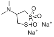 CAS:29547-00-0_2-二甲氨基-1,3-丙二基-双-硫代硫酸酯单钠盐的分子结构