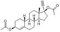 CAS:297-76-7_双醋炔诺醇的分子结构