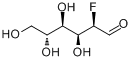 CAS:29702-43-0_2-脱氧-2-氟-D-葡萄糖的分子结构