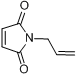 CAS:2973-17-3_N-烯丙基马来酰亚胺的分子结构