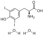 CAS:300-39-0_3,5-二碘-L-酪氨酸的分子结构