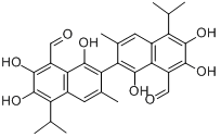 CAS:303-45-7_棉籽酚的分子结构