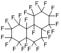 CAS:306-91-2_二十四氟代十四氢代菲的分子结构