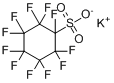 CAS:3107-18-4_全氟环己烷磺酸钾的分子结构