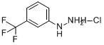 CAS:3107-33-3_3-(三氟甲基)苯肼盐酸盐的分子结构