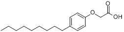CAS:3115-49-9_(4-壬基苯氧基)乙酸的分子结构