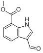 CAS:312973-24-3_3-醛基吲哚-7-甲酸甲酯的分子结构