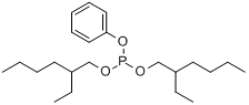 CAS:3164-60-1_亚磷酸一苯二辛酯的分子结构