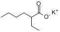 CAS:3164-85-0_异辛酸钾的分子结构