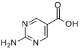 CAS:3167-50-8_2-氨基嘧啶-5-羧酸的分子结构