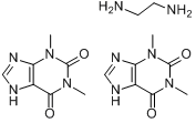 CAS:317-34-0_氨茶碱的分子结构