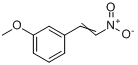 CAS:3179-09-7_1-(3-甲氧苯基)-2-硝基乙烯的分子结构