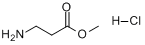 CAS:3196-73-4_3-氨基丙酸甲酯盐酸盐的分子结构