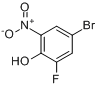 CAS:320-76-3_4-溴-2-氟-6-硝基苯酚的分子结构