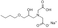 CAS:32046-75-6_N-(3-丁氧基-2-羟丙基)-N-羧甲基甘氨酸钠的分子结构