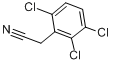 CAS:3215-65-4_2,3,6-三氯苯乙腈的分子结构