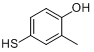 CAS:32281-01-9_4-巯基-2-甲基苯酚的分子结构