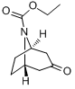 CAS:32499-64-2_N-乙氧羰基-4-托品酮的分子结构
