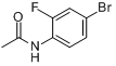 CAS:326-66-9_4-溴-2-氟乙酰苯胺的分子结构