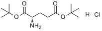 CAS:32677-01-3_L-谷氨酸二叔丁酯盐酸盐的分子结构