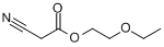 CAS:32804-77-6_氰乙酸乙氧基乙酯的分子结构
