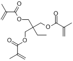 CAS:3290-92-4_三羟甲基丙烷三甲基丙烯酸酯的分子结构