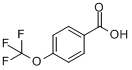 CAS:330-12-1_4-三氟甲氧基苯甲酸的分子结构