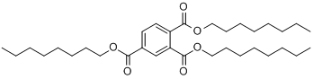 CAS:3319-31-1_偏苯三酸三辛酯的分子结构