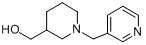 CAS:331978-27-9_1-(吡啶-3-基甲基)哌啶-3-甲醇的分子结构