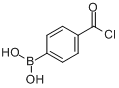 CAS:332154-57-1_4-甲酰氯苯硼酸的分子结构