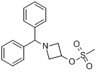 CAS:33301-41-6_1-二苯甲基-3-甲烷磺酸氮杂环丁烷的分子结构