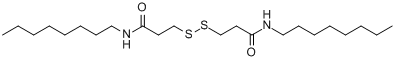 CAS:33312-01-5_3,3'-二硫代二辛基丙酰胺的分子结构